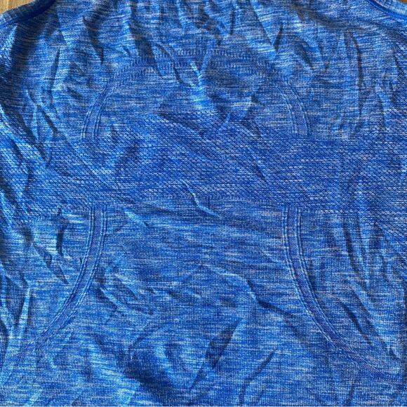 LULULEMON Swiftly Tech Tank Top Racerback Heathered Lakeside Blue - Picture 2 of 6
